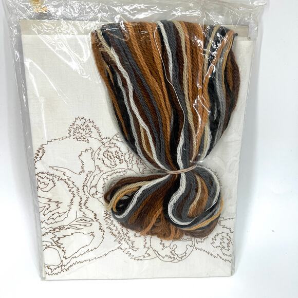 Vintage Charmin Crewel Kit Catnap 36-4 New Sealed in Package - Picture 5 of 5